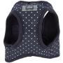 Puppia PARA-HB1529-NY-L Navy Dotty Harness II B Pet-Vest-Harnesses