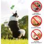 MyfatBOSS Dog Toothbrush Chew Toys, Cactus Shaped Puppy Dog Teeth Cleaning Stick with Rubber Suction Cup, Interactive Dental Toothbrush Cleaning Toys, with Dog Rope Toy & Little Cleaning Brush