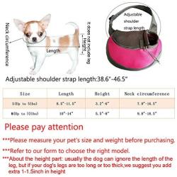 YUDODO Pet Dog Sling Carrier Breathable Mesh Travel Safe Sling Bag Carrier for Dogs Cats