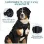 rabbitgoo Escape Proof Dog Harness, Soft Padded Full Body Pet Harness, Reflective Adjustable No Pull Vest with Lift Handle and Lesh Clip for Large Dogs Walking Hiking Training