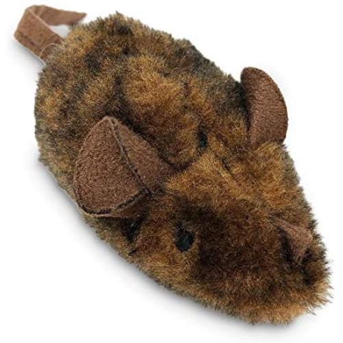 OurPets Play-N-Squeak Mouse Hunter Cat Toy (Interactive Cat Toy & Catnip Toy with Real Mouse Electronic Sound Catnip Toys for Cats) Perfect Cat Toys for Indoor Cats with Catnip)