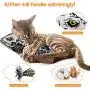 Yidarton Cat Boy Halloween Toy Catnip Fish USB-Chargeable Lifetime Replacement Guarantee Floppy Fish Interactive Pet Gifts Halloween Dancing Fish Toy for Cats & Small Dogs
