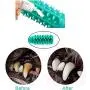 Erichome Dog Toothbrush Chew Toys - Puppy Dog Teeth Cleaning Stick - Natural Rubber Dental Toothbrush Toys for Dog,2PC with Finger Toothbrush Erichome Dog Toothbrush Chew Toys - Puppy Dog Teeth Cleaning Stick - Natural Rubber Dental Toothbrush Toys for Dog,2PC with Finger Toothbrush