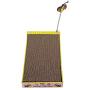 FATCAT Big Mamas Scratch n Play Ramp Reversible Cardboard Toy and Catnip Included