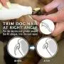 Rexipets Dog Nail Grinder Clipper - Professional LED Rechargeable Electric Pet Nail Trimmer - Painless Paws Grooming & Smoothing - Quiet 2-Speed Motor - 3 Size Ports For Small Medium Large Dogs & Cats Rexipets Dog Nail Grinder Clipper - Professional LED Rechargeable Electric Pet Nail Trimmer - Painless Paws Grooming & Smoothing - Quiet 2-Speed Motor - 3 Size Ports For Small Medium Large Dogs & Cats
