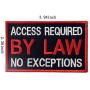 ODSP Service Dog Do Not Separate Dog from Handler, Not All Disabilities are Visible, by Law Embroidered Fastener Hook and Loop Backing Patches for Vests/Harnesses