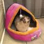 Chenyouwen Pet Beds Great Pet Dog Cat Warm Soft Bed Pet Cushion Dog Kennel Cat Castle Foldable Puppy House with Toy Ball, Size:L(Camel Color) (Color : Pink) Chenyouwen Pet Beds Great Pet Dog Cat Warm Soft Bed Pet Cushion Dog Kennel Cat Castle Foldable Puppy House with Toy Ball, Size:L(Camel Color) (Color : Pink)