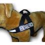DO NOT PET Nylon Strap Service Dog Harness No Pull Guide Assistance Comes with 2 Reflective DO NOT PET Removable Patches. Please Measure Your Dog Before Ordering.
