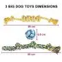 roying Dog Rope Toys for Aggressive Chewers Dog Chew Toys Tough Rope Interactive Heavy Duty Dog Toys Tough Twisted Rope Toy Indestructible Dog Toys Teeth Cleaning for Medium Large Dogs 3 Pack