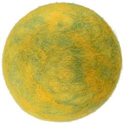 One Pet Planet 86012 3.5-Inch Wooly Fun Ball Dog Toy