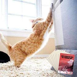 OUCHAN Furniture Protectors from Cats,Cat Couch Protector,Scratch Deterrent Tape, Double Sided Clear Anti-Scratch Cat Deterrent Training Tape, Cat Furniture Protector for Home Protection