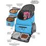Mobile Dog Gear, Dog Travel Bag, Deluxe Quilted Weekender Backpack, Includes Lined Food Carriers and 2 Collapsible Dog Bowl Mobile Dog Gear, Dog Travel Bag, Deluxe Quilted Weekender Backpack, Includes Lined Food Carriers and 2 Collapsible Dog Bowl