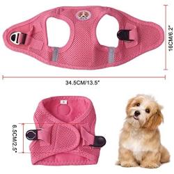 Tylu Pet Supply No Pull Step in Adjustable Dog Harness 4-in-1 Dog Harness Step-in Plush Dog Harness Suitable for Small Cats and Dogs