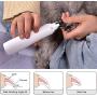 TOPMARK Dog Nail Grinder, Dog Nail Trimmer Clippers Electric Pet Nail Grinder Professional Rechargeable Low Noise Painless Paws Grooming for Small Medium Large Breed Dogs and Cats