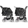WONDERFOLD P1 Folding Pet Stroller Wagon for Dogs/Cats, 4 Wheels, Zipperless Entry, Storage Basket, Cup Holder WONDERFOLD P1 Folding Pet Stroller Wagon for Dogs/Cats, 4 Wheels, Zipperless Entry, Storage Basket, Cup Holder