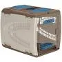 Suncast Portable Pet Carrier with Handle, Taupe/Blue, 21'' x 28'' x 22'' Suncast Portable Pet Carrier with Handle, Taupe/Blue, 21'' x 28'' x 22''