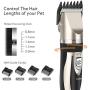 Dog Grooming Clippers Electric Dog Trimmer Shaver Clippers for Thick Coats Rechargeable Low Noise Cordless Puppy Grooming Kit for Large Small Dogs Cats Pet Animals