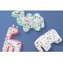 Now House for Pets by Jonathan Adler Canvas Terrazzo Giraffe Chew Toy