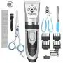 YIDON Dog Clippers Low Noise Cordless Rechargeable Professional Dog Grooming kit for Dogs Cats Pets[Upgrade]