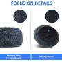 FOCUSPET Dog Bed Cat Bed Donut, Pet Bed Faux Fur Cuddler Round Comfortable for Small Medium Large Dogs Ultra Soft Calming Bed Self Warming Indoor Sleeping Bed Multiple Sizes (20/24/32/40/46)