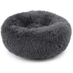 Dorakitten Cat Bed,Round Cat Bed,Cat Bed for Indoor Cats Plush Cat Bed Kitten Cushion Bed Soft Cat Sleeping Bed Cat Bed for Cats or Small Dogs