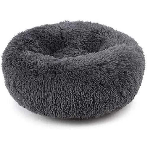 Dorakitten Cat Bed,Round Cat Bed,Cat Bed for Indoor Cats Plush Cat Bed Kitten Cushion Bed Soft Cat Sleeping Bed Cat Bed for Cats or Small Dogs