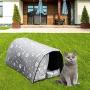 GUOXY Deluxe Soft Cat Bed, Pet House, Cats Tunnel Shelter, Waterproof Outdoor Cat Shelter, Oxford Cloth Soft Foldable Portable Stray Pet Shelter,22.4416.5414.96Inch