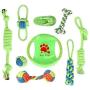 Sempurna Knotted Woven Pet Dog Toy,Eco-Friendly Cotton Rope Toys, Durable Cotton Dog Rope Toys and Pets Puppies Teething Rope Interactive Toys for Large and Medium/Small Dog Training