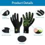 Bikien Pet Grooming Glove Hair Removal with Adjustable Wrist Strap for Cats Dogs Horse, 330 Silicone Tips Attached Efficient Hair Removal Mitts - 1 Pair