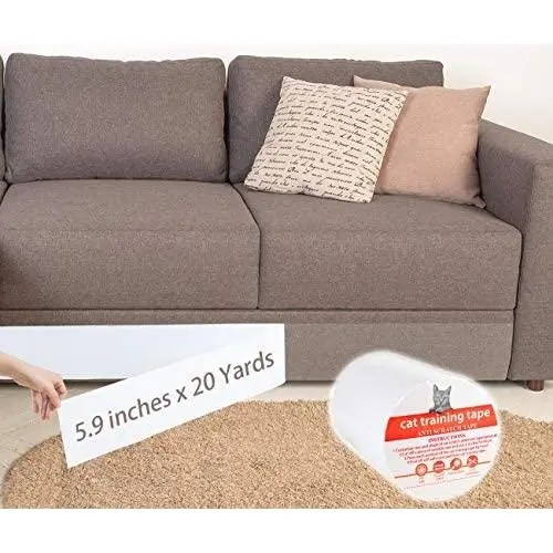 OUKE Furniture Protectors from Cats - Cat Repellent for Furniture - Cat Scratch Deterrent - Cat Couch Protector - Scratch pad - Cat Couch - Cat Scratcher - Cat Training Tape OUKE Furniture Protectors from Cats - Cat Repellent for Furniture - Cat Scratch Deterrent - Cat Couch Protector - Scratch pad - Cat Couch - Cat Scratcher - Cat Training Tape