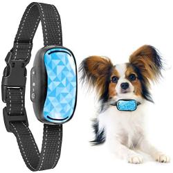 GoodBoy Small Rechargeable Dog Bark Collar for Tiny to Medium Dogs Weatherproof and Vibrating Anti Bark Training Device That is Smallest & Most Safe On Amazon - No Shock No Spiky Prongs! (6+ lbs)