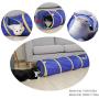 PEOPLE&PETS Collapsible Cat Tunnel, Toys Interactive Pet Play Tubes for Cats and Small Animals, with Peep Holes and Ball Toy