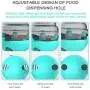 PAOPO Cat Slow Feeder Ball,Cat Food Dispenser Slow Eating Interactive Cat Toy Ball Detachable Tumbler Shaped Pet Treat Ball