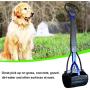 ienjoyed 28''Large Pooper Scooper for Dogs Heavy Duty, Long Handled Dog Poop Scooper for Grass, Non-Breakable Dog Poop Pick Up Tool