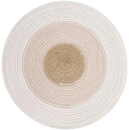 N/P Cat Ramie Claw Grinding Pad, Cat Natural Ramie Scratch Pad, Scratch Mat for Cat Grinding Claws & Protecting Furniture (Circle Diameter: 14.1''/36CM)