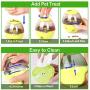 Pepilet Dog Cat Slow Feeder Tumbler Interactive Dog Puzzle Toys Healthy Feeding Snack Dispensing Toys Adjustable Strange Cry Tumbler (Green)