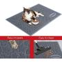 Pet Feeding Mat for Food and Water Large Size(35'' X 23''), Non-Slip Waterproof Dog Food Mat, Easy to Clean Dog Bowl Mat, Unique Star Pattern