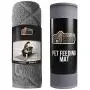 Gorilla Grip Cat Litter Mat and Silicone Pet Feeding Mat, Both Gray, Cat Mat Size 47x35, and Silicone Pet Feeding Mat Size 18.5x11.5, 2 Item Bundle Gorilla Grip Cat Litter Mat and Silicone Pet Feeding Mat, Both Gray, Cat Mat Size 47x35, and Silicone Pet Feeding Mat Size 18.5x11.5, 2 Item Bundle