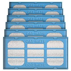 Cat Mate Replacement Filter Cartridge for Pet Fountain 6 Count