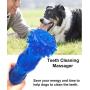 Dog Chew Toys for Aggressive Chewers, Durable Dog Chew Bone Toys for Boredom, Pet Chew Toy with Convex Design, for Medium and Large Dogs Tooth Cleaning, 11.02x 1.97x 7.97