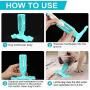 NA Dog Toy Dog Chew Toys Dogs Toothbrush Pet Molar Tooth Cleaning Brushing Stick Doggy Pets Oral Care Stick Bite Toys Pet Supplies,Blue,M:126mm125mm
