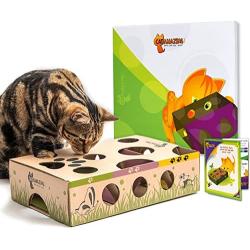 Cat Amazing – Best Cat Toy Ever! Interactive Treat Maze & Puzzle Feeder for Cats