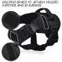 Tactical Service Dog Harness, Adjustable Military Working Dog Harness Tear-Resistant for Heavy Duty, Hunting, Walking, Hiking - Training Harness with Handle Easy Control for Large and Medium Dogs Tactical Service Dog Harness, Adjustable Military Working Dog Harness Tear-Resistant for Heavy Duty, Hunting, Walking, Hiking - Training Harness with Handle Easy Control for Large and Medium Dogs