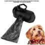 20 Rolls Dog Poop Bag Pet Clean Trash Waste Bags with Bone Shape Bag Dispenser Holder for Cats and Dogs