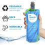 Vapur | Portable & Foldable Dog Water Bottle | Ez Lick | Collapsible Leak Proof Pet Water Dispenser for Walking, Camping, Hiking, & Travel!