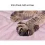 YUNNARL Furry Cat Bed/Mat (Convertible) Self-Warming Cat Mat Light Weight Fur Pet Bed for Cats, Puppy Cat Bed Mat Machine Washable Puppy Bed Best for Indoor Cats Houses, Floor, Car Back Seat Pink
