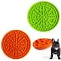 Tysons Pet Treats 2pcs Dog Lick Mat, Bath & Grooming Slow Feeders, Distraction Device, Powerful Suction Cups on The Back, Training-Just Add Peanut Butter (Green & Orange) Tysons Pet Treats 2pcs Dog Lick Mat, Bath & Grooming Slow Feeders, Distraction Device, Powerful Suction Cups on The Back, Training-Just Add Peanut Butter (Green & Orange)