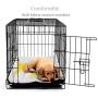 DayDayFun Yellow and Blue Pet Mat Bed Windy Sandy Beach with Sunshade and Trolley Summer Holiday Relax Picture Easy-to-Clean Pet Mat Multicolor