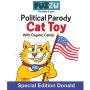 FUZZU Donald Trump Special Edition Political Parody Novelty Cat Toy - Durable & Non-Toxic with U.S. Grown Certified Organic Catnip (8'')