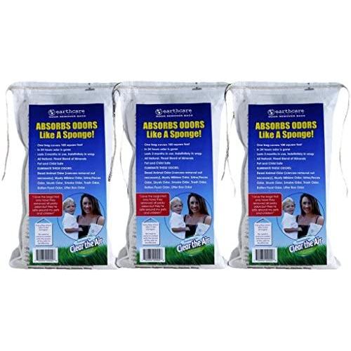 Earth Care Odor Removing Bag Stinky Smells Pet Odor etc (3 Pack)